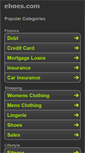 Mobile Screenshot of ehoes.com
