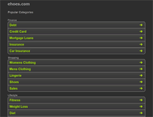 Tablet Screenshot of ehoes.com